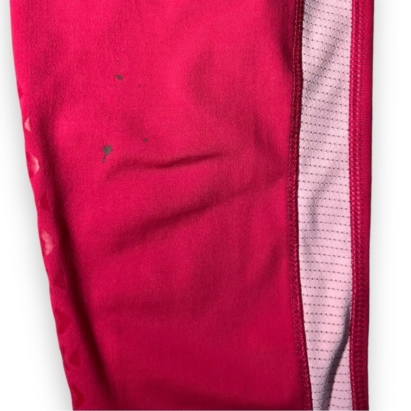 TuffRider Girl’s Ventilated Schooling Riding Tights Pink - Picture 4 of 11